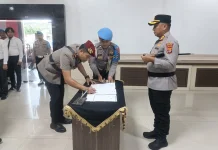 Polres Mesuji Lakukan Penyegaran Jabatan Kepolisian