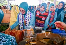 TP PKK Pesawaran Tampilkan Produk Unggulan UP2K di PKK Agro Park Lampung