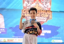 Dua Bersaudara Tempa Mental Lewat Taekwondo Lampung