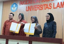 ASPIKOM Korwil Lampung Gandeng Prodi Ilmu Komunikasi UTB MoU dengan FISIP Unila