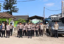 Pengamanan Aksi Damai Warga Mesuji Berjalan Kondusif