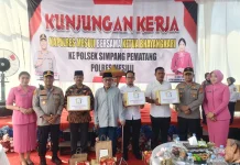 Bhayangkari Mesuji Beri Dukungan Personel Polsek Simpang Pematang