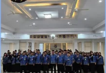 Jajaran Kantah Kota Bandar Lampung Khidmat Ikuti Upacara Harkitnas ke-118