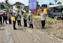 Resmi Dibangun, Wagub Lampung Groundbreaking Ruas Pringsewu–Kalirejo