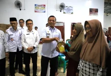 693 Warga Pekon Rejosari Terima Bantuan Pangan dari Pemkab Pringsewu