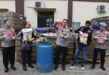 Polisi Bongkar Dugaan Jaringan BBM Ilegal Asal Palembang di Pringsewu
