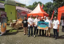 Telkomsel Salurkan 10 Sapi dan 100 Kambing Kurban di Sumatera pada Iduladha 1447 H