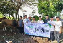 BPJN Lampung Salurkan Delapan Sapi Kurban ke Warga