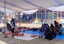Masjid Al-Ikhlas Beringin Jaya Sembelih Belasan Hewan Kurban
