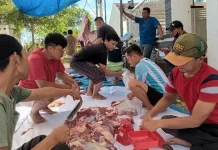 Mushola An-Nashr Perumahan Bumi Waras Pringsewu Potong Hewan Kurban