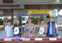 Komplotan Curanmor Bersenpi di Bandar Lampung Ditangkap
