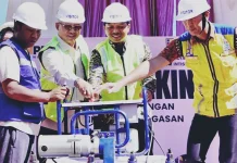 Bupati Pringsewu Groundbreaking Pembangunan SPAM IKK Way Sepagasan