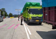 Polres Lampung Selatan Terapkan Delay System di Buffer Zone, Urai Antrean Truk