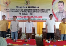 Anggota DPRD Lampung Gelar Sosialisasi Pembinaan Ideologi Pancasila