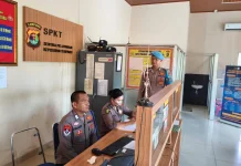 Polres Lampung Utara Lakukan Pengawasan dan Pengecekan Personel Piket Fungsi