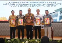Pertahankan Rekor, Tubaba Raih Opini WTP ke-15 Kali Berturut-turut dari BPK RI