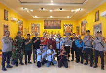 Polres Lampung Tengah Pastikan Perayaan Waisak Berjalan Aman dan Khidmat