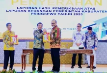 Pemkab Pringsewu Pertahankan Opini WTP 11 Kali Berturut-turut