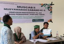 Wilu Gangga Terpilih Pimpin HMI Lampung Timur