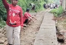 Swadaya Bangun Jalan Tani 300 Meter, Warga Waringinsari Barat Harapkan Dukungan