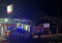 Antisipasi Kejahatan, Polres Lampung Barat Patroli Blue Light Strong Point