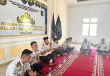 Rutan Bandar Lampung Tingkatkan Kualitas SDM Melalui Pembinaan Rohani