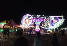 Suasana Malam yang Semakin Hidup di Pasar Malam Kemiling