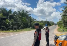 Jingle Kamtibmas Warnai Patroli Malam Polres Mesuji