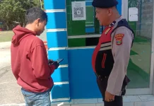 Teknologi QR Code Awasi Patroli Polisi Mesuji