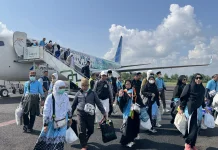 432 Jamaah Haji Lampung Tiba Selamat di Bandara