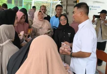Anggota Komisi VII DPR Rycko Menoza Gelar Gerakan Pangan Murah