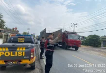 Patroli Presisi Sat Samapta Amankan Jalintim Tulang Bawang