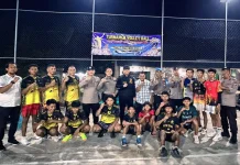 HUT Bhayangkara Dirayakan lewat Turnamen Voli Meriah