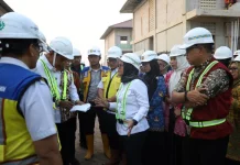 Wamensos Tinjau Pembangunan Sekolah Rakyat di Lampung Timur