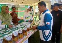 Bupati Pringsewu Buka Gerakan Pangan Murah di Tulungagung