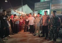 TNI-Polri Amankan Pawai Obor 1 Muharram di Sukabumi Bandar Lampung