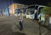 Polisi Kawal Kepulangan Jamaah Haji Kloter 17, Pengamanan Diperketat