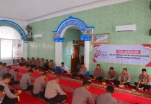 Sambut Hari Bhayangkara ke-80, Polres Lampung Tengah Gelar Doa Bersama