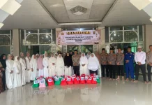 Peringati 1 Muharram, Polresta Bandar Lampung Doa Bersama hingga Berikan Tali Asih