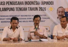 Samsuri Terpilih Aklamasi Pimpin APINDO Lampung Tengah