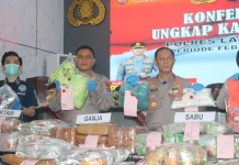 Polda Lampung Ungkap Peredaran Narkotika Senilai 235 Milyar