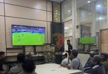 Nobar Piala Dunia Jadi Ruang Dialog Polisi Warga
