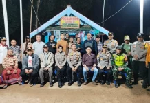 Tim Subdit Polmas Polda Lampung Lakukan Penilaian Lomba Satkamling