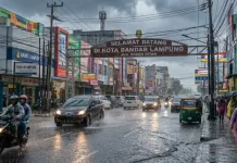 BMKG: Sebagian Besar Wilayah Lampung Berpotensi Diguyur Hujan pada 22 Juni 2026