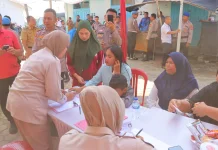 Ratusan Warga Antusias Ikuti Layanan Kesehatan Gratis Sambut Hari Bhayangkara
