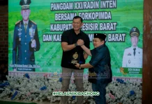 Perkuat Sinergi, Pemkab Pesisir Barat Hadiri Ramah Tamah Pangdam XXI/Radin Inten