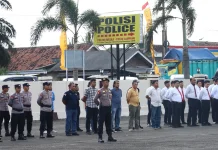 Sinergi TNI Polri Sambut Kunjungan Jokowi ke Mesuji