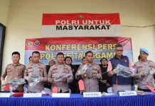 Polres Tanggamus Lanjutkan Pengembangan Kasus Pencurian di 30 TKP Ulu Belu