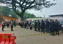 Hari Raya Kuningan Dipusatkan di Pura Kerthi Bhuana, Puluhan Polisi Disiagakan