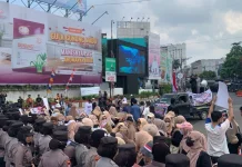 Ratusan Personel Disiagakan, Aksi FSML di Bandar Lampung Berjalan Kondusif